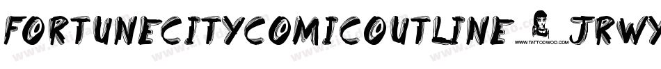 FortunecityComicOutline-jrWy字体转换