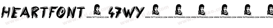 HeartFont-47wY字体转换