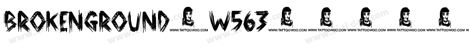 BrokenGround-w563字体转换