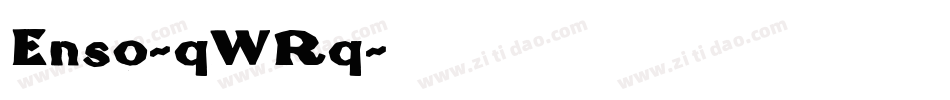 Enso-qWRq字体转换