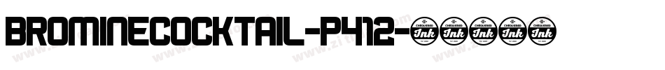 BromineCocktail-P412字体转换