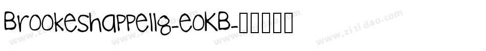 Brookeshappell8-eoKB字体转换
