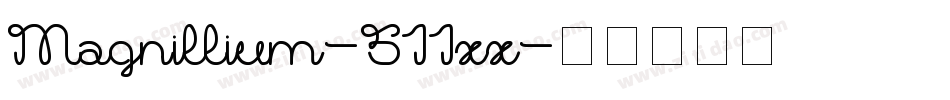 Magnillium-511xx字体转换