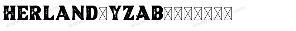 Herland-YzAB2字体转换