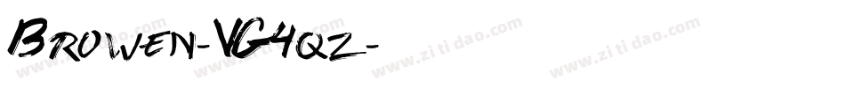 Browen-VG4qz字体转换