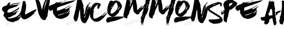 Elvencommonspeak-0WXz字体转换