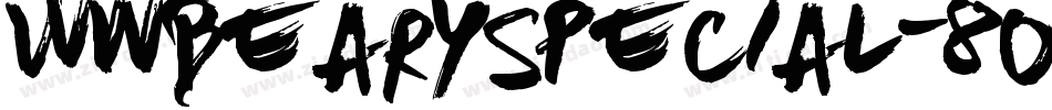 Wwbearyspecial-8OXz字体转换 Wwbearyspecial-8OXz字体转换