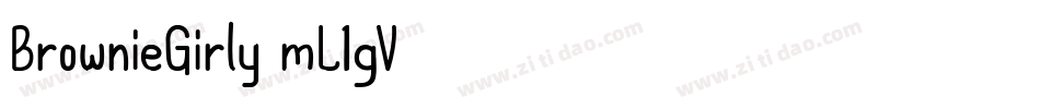 BrownieGirly-mL1gV字体转换