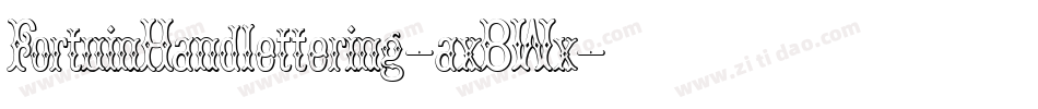 FortuinHandlettering-axBWx字体转换 FortuinHandlettering-axBWx字体转换