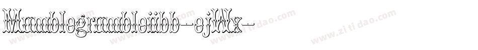 Mumblegrumbleiibb-ejWx字体转换