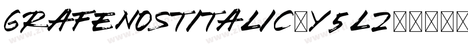 GrafenoStItalic-y5l2字体转换