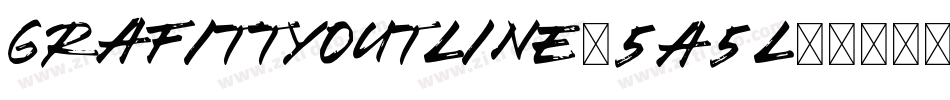 GrafittyOutline-5A5L字体转换