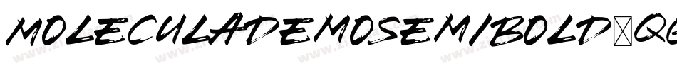 MoleculaDemoSemiBold-qg5l字体转换 MoleculaDemoSemiBold-qg5l字体转换