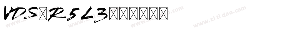 Vds-R5L3字体转换 Vds-R5L3字体转换
