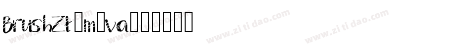 BrushZt-m5va字体转换