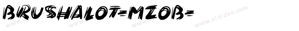Brushalot-MzOB字体转换
