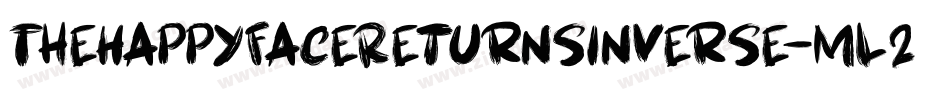 TheHappyFaceReturnsInverse-mL2Vm字体转换