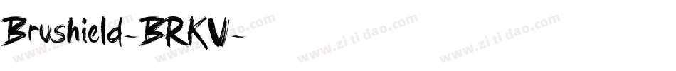 Brushield-BRKV字体转换