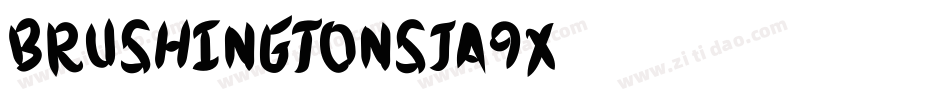 Brushingtons-JA9x字体转换