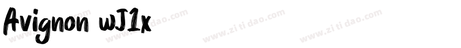 Avignon-wJ1x字体转换