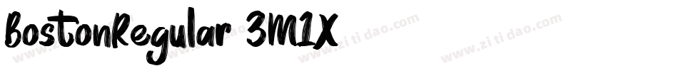 BostonRegular-3M1X字体转换