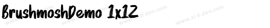 BrushmoshDemo-1x1Z字体转换
