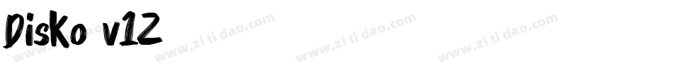 Disko-v1Z字体转换