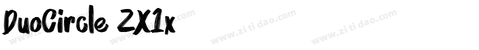 DuoCircle-ZX1x字体转换