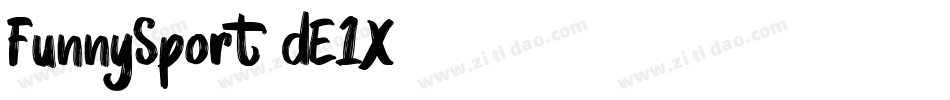 FunnySport-dE1X字体转换
