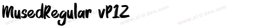 MusedRegular-vP1Z字体转换