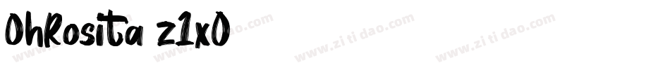 OhRosita-z1x0字体转换