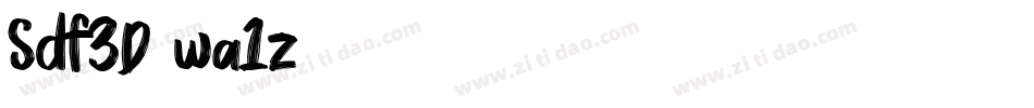 Sdf3D-wa1z字体转换