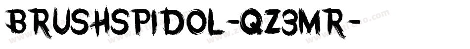 Brushspidol-qZ3Mr字体转换