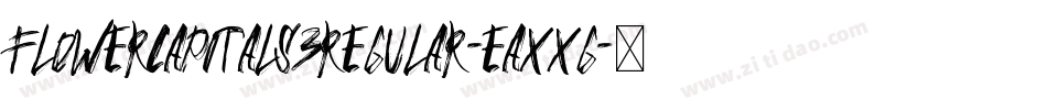 FlowerCapitals3Regular-EaXXg字体转换