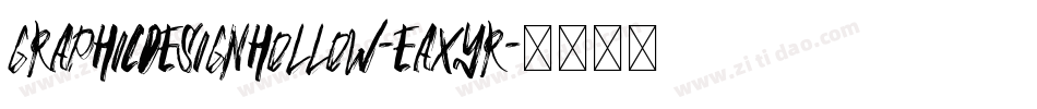 GraphicDesignHollow-EaXYr字体转换