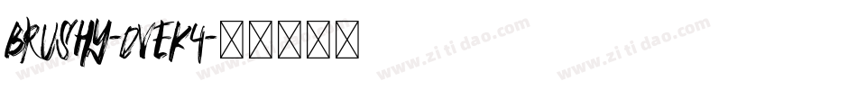 Brushy-OVEK4字体转换
