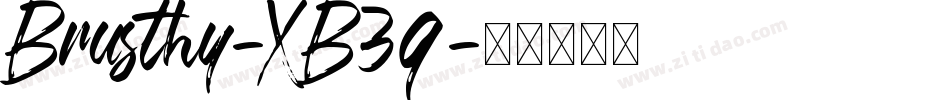 Brusthy-XB39字体转换