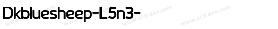 Dkbluesheep-L5n3字体转换