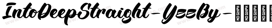 IntoDeepStraight-YzzBy字体转换