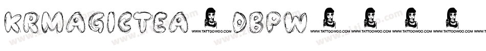 KrMagicTea-DBpW字体转换