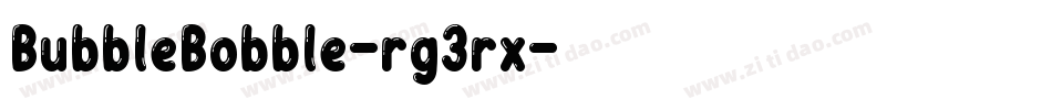 BubbleBobble-rg3rx字体转换