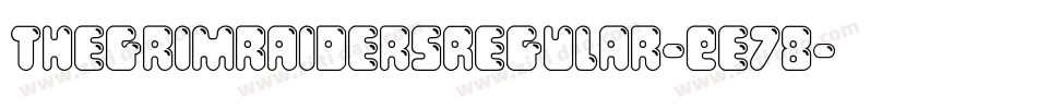 ThegrimraidersRegular-Ee78字体转换