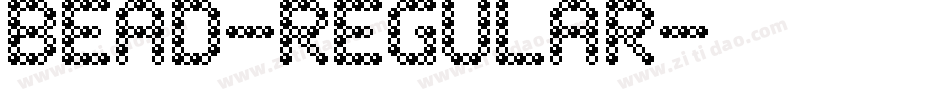 Bead-Regular字体转换
