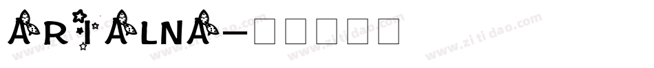 ARIALNA字体转换