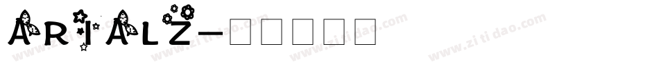 ARIALZ字体转换