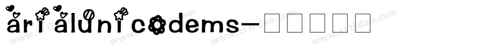 arialunicodems字体转换