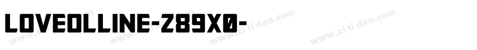 Loveolline-z89x0字体转换