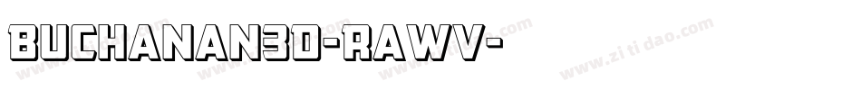Buchanan3D-RaWV字体转换