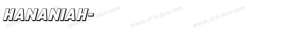 Hananiah字体转换