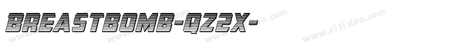 Breastbomb-qZ2x字体转换